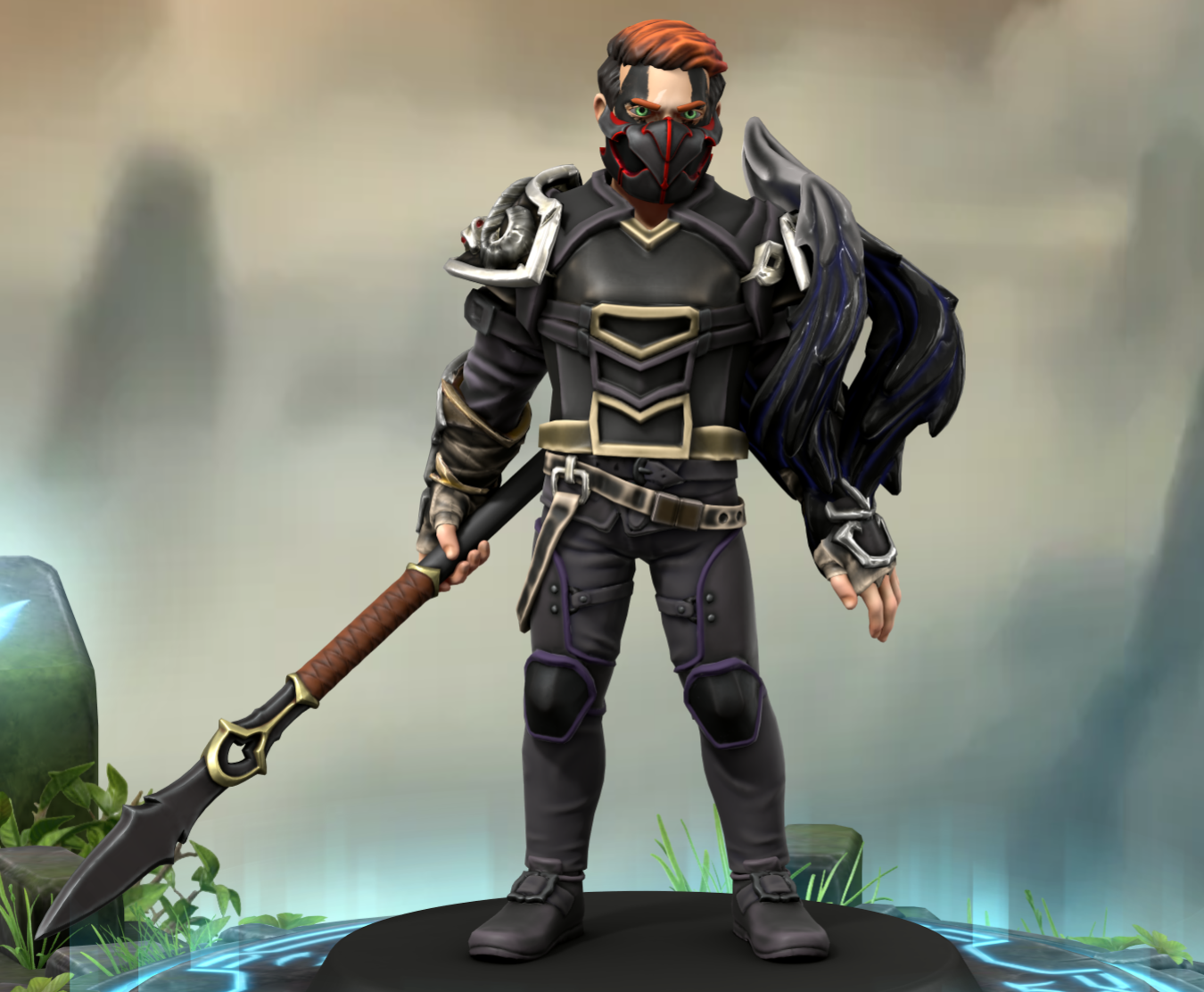 Hero Forge Model of Maron Shadowbreaker (1710 DR)